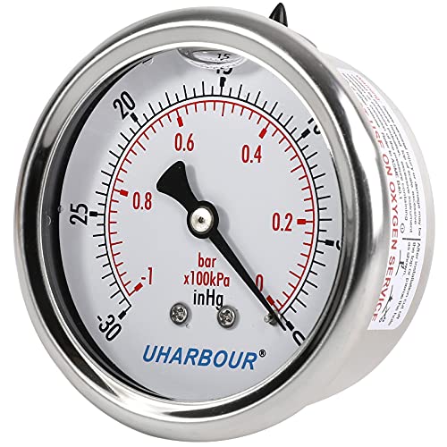 Glycerin Vacuum Pressure Gauge