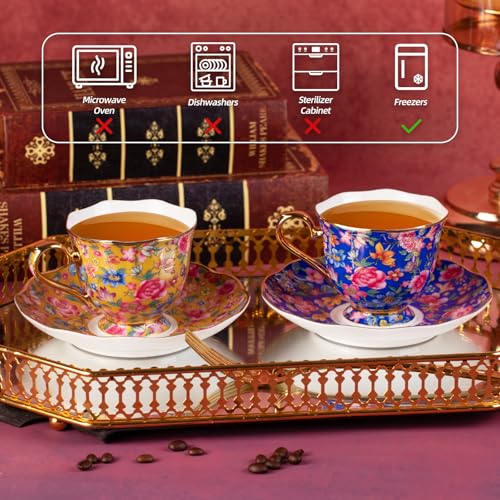 Tea Cup and Saucer (2 Count)
