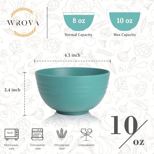 Small Wheat Straw Bowls Sets of 6