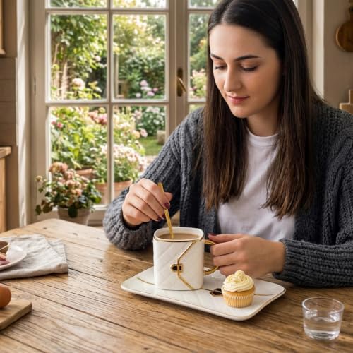 Handbag Coffee Mug and Saucer & Spoon