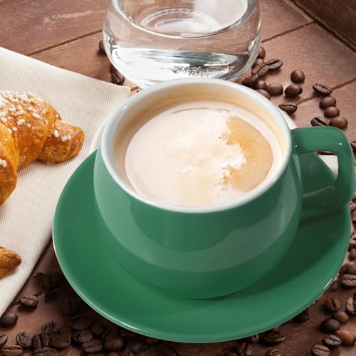 Porcelain Coffee Cup with Saucer 270ml (9.99 Count)