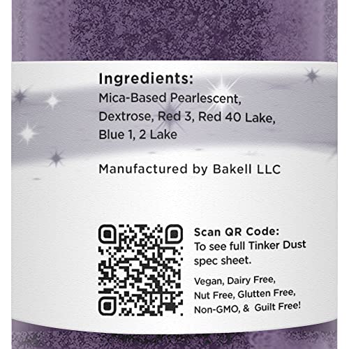 Deep Purple Edible Glitter