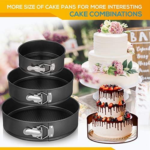 Springform Pan Set of 3 Non