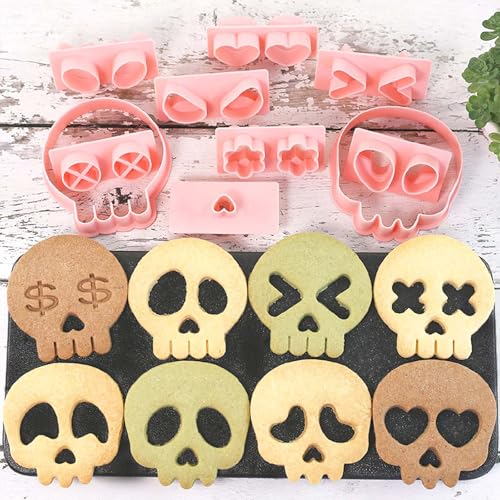Mini Skull Cookie Cutter Set (17 Count)