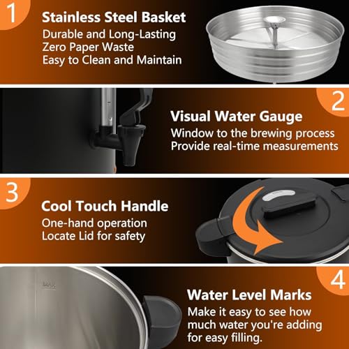 115 Cup 20L Commercial Coffee Urn