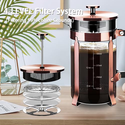 French Press Coffee Maker 304 Stainless Steel Coffee Press