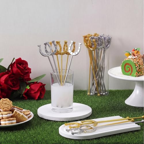 Horseshoe Drink Stirrers 6 Inch Plastic
