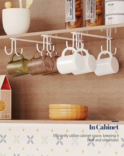 Mug Hooks Under Cabinet 3 Pack (3 Count)
