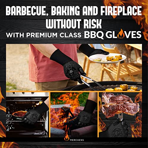 BBQ Grill & Oven Gloves 1472°F Heat Resistant (16.16 Ounce)