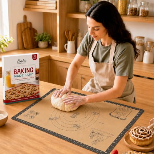 Silicone Baking Mat with 10 Quick Recipes