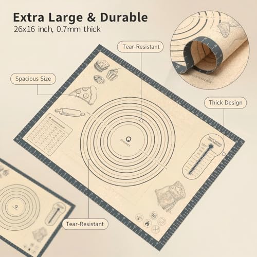 Silicone Baking Pastry Dough Mat