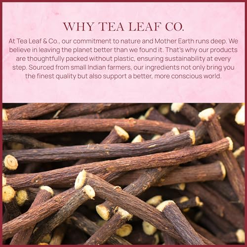 Tealeaf & Co. Licorice Root Tea Blended with Organic Spices (7.055 Ounce)
