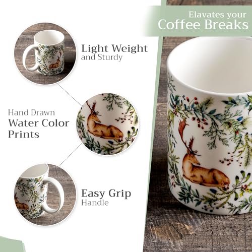 Coffee Mug with Handles Tea Cups