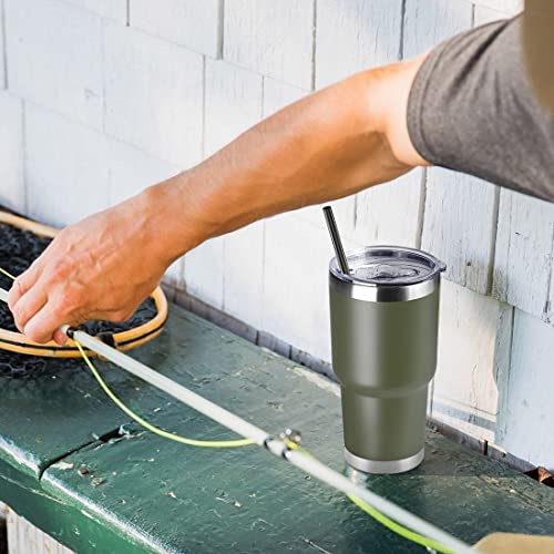 30 oz Tumbler with Lid and Straw (12 Count)