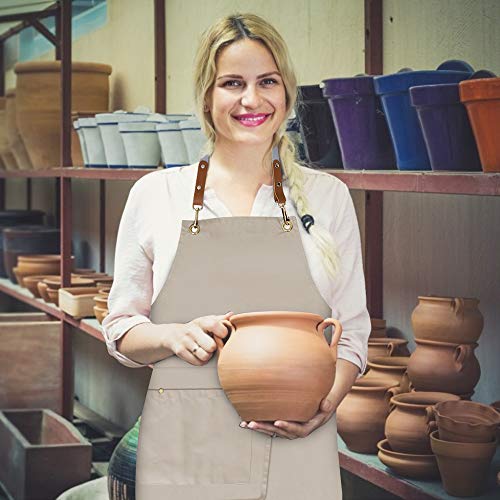 Crossback Apron with Pockets