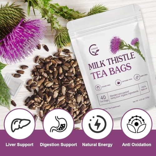 Organic Milk Thistle Tea Bags (40 Count)