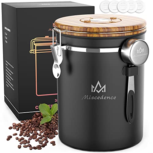 38OZ Coffee Canister for ground coffee with Date Tracker