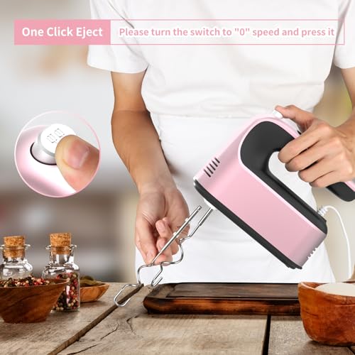 9 Speed Digital Hand Mixer Electric