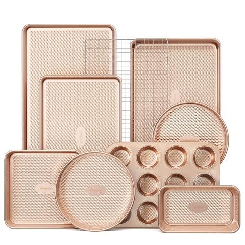 9 Piece Baking Pans Set Nonstick (9 Count)