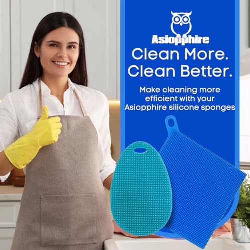 Silicone Dish Sponge Dish Scrubber