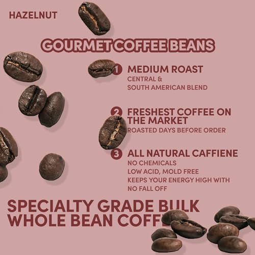 Sarasota Coffee Whole Bean Hazelnut (80 Ounce)