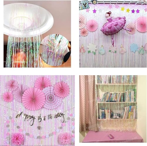 Iridescent Fringe Backdrop (2 Count)