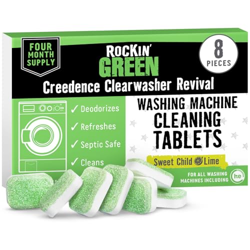 Washing Machine Cleaner Lime 8 Pk