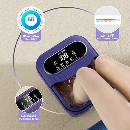 Collapsible Foot Spa Electric Rotary Massage with Heat
