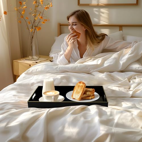 Black Decorative Tray for Coffee Table