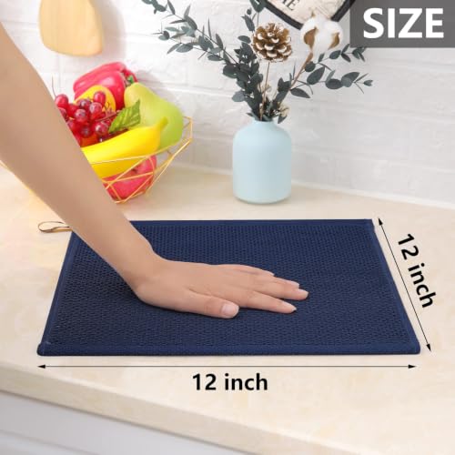 100% Cotton Waffle Weave Kitchen Dish Cloths 6 (6 Count)