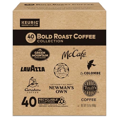 Bold Roast Coffee Collection Variety Pack (40 Count)