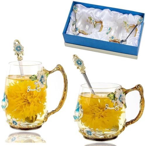 Tea Cup Glass Coffee Mugs (34.99 Count)