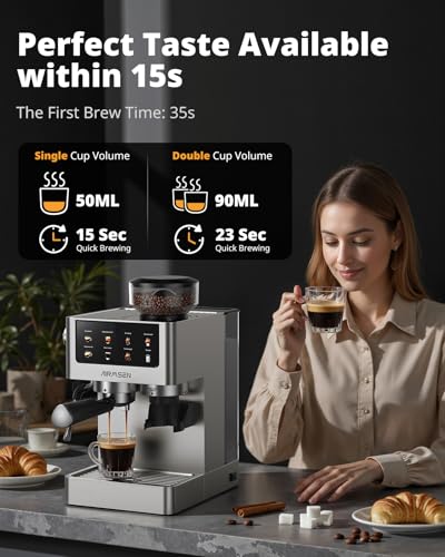 Espresso Machines with Burr Grinder