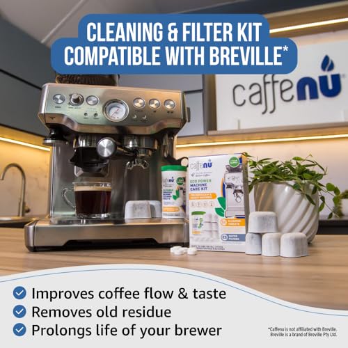 Breville Compatible Cleaning Tablets and Water Filter (58 Count)