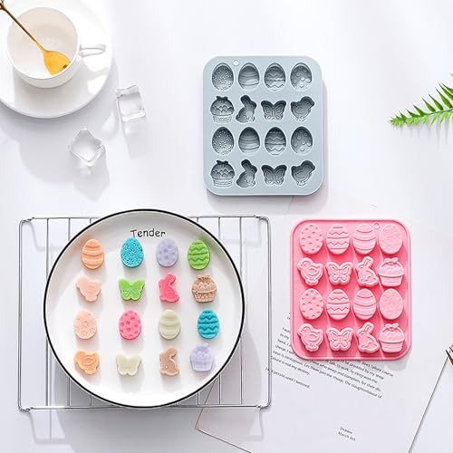 Easter Silicone Candy Molds (2 Count)
