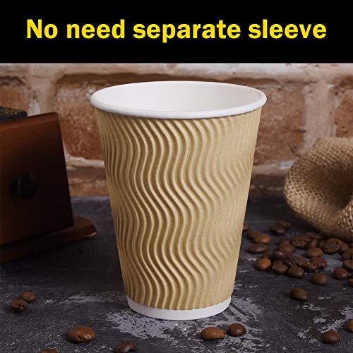 Disposable Paper Coffee Cups with Lids