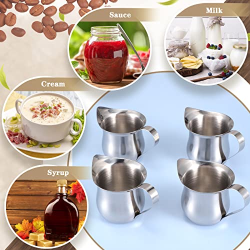 4 Pcs 3 oz Creamer Pitcher (4 Count)