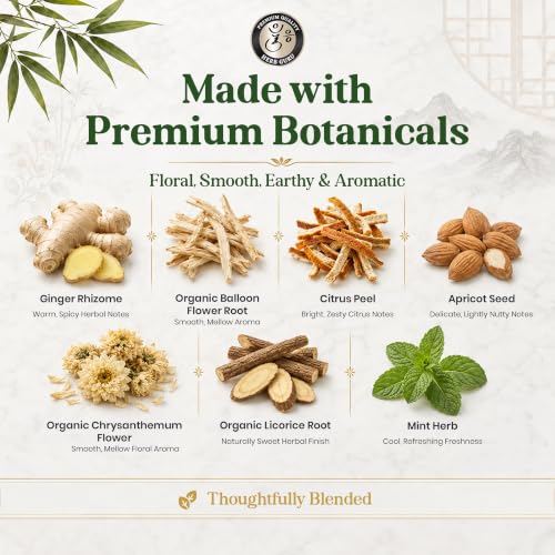 Immune Defense & Respiratory Comfort Traditional Chinese Herbal Tea for Modern Wellness (5 Count)