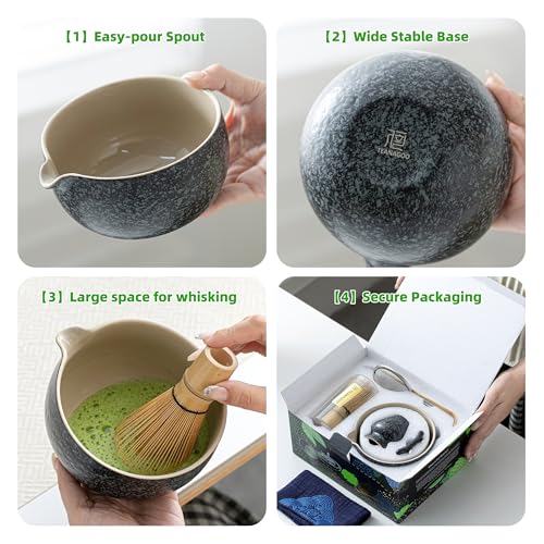 Matcha Whisk Set Black