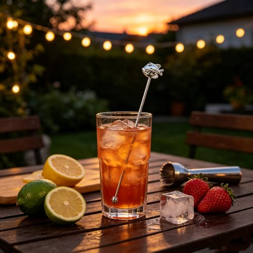 6 Pcs 7.5'' Metal Stir Sticks