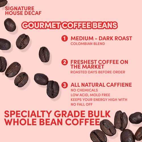 Sarasota Coffee Whole Bean Decaf (80 Ounce)