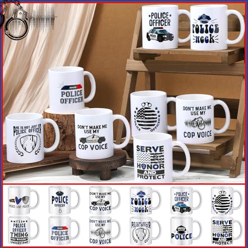 12 Pcs Police Gifts Mugs Bulk (12 Count)