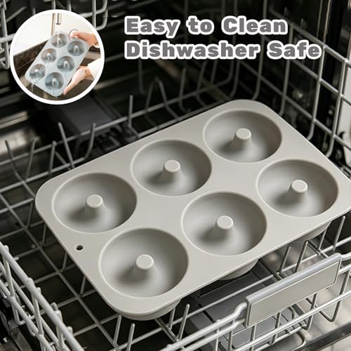 Non Stick Silicone Donut Pan Set of 3 (3.5 Count)