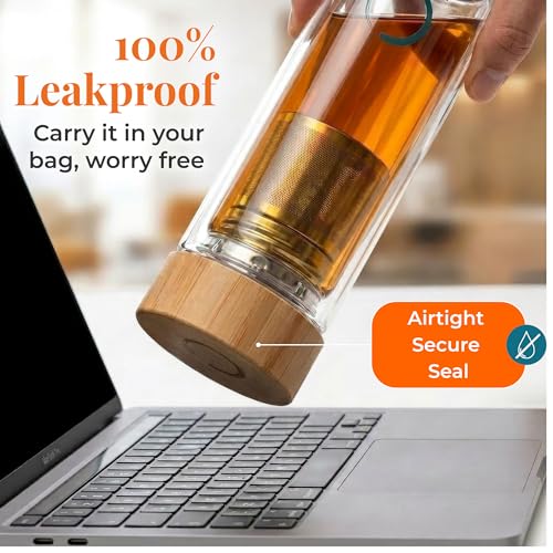 Glass Tea Infuser Bottle