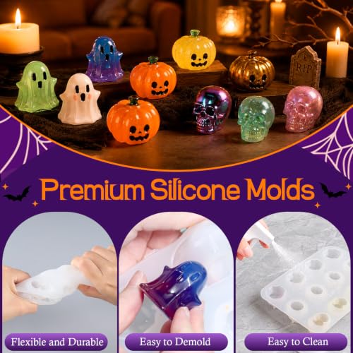 Halloween Resin Molds Silicone (2 Count)