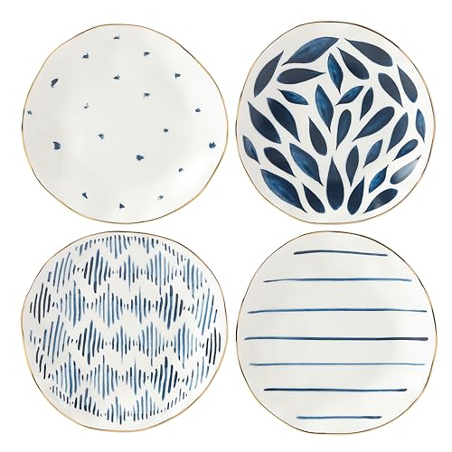 Blue Bay 4 Piece Tidbit Plates (4 Count)