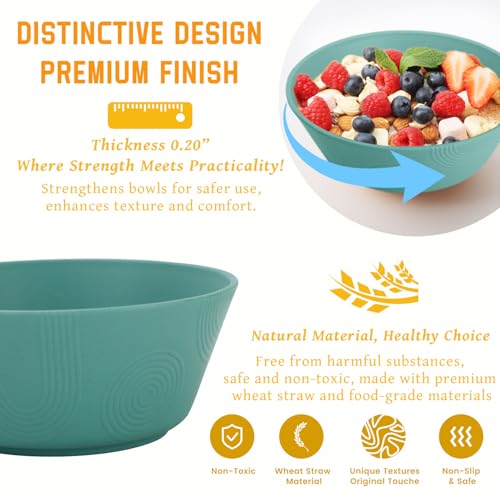 Wheat Straw Bowl Sets of 6
