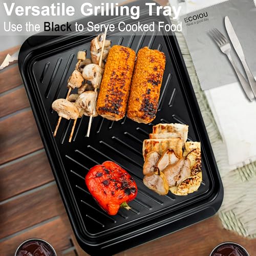 Grilling Prep and Serving Tray with Lid