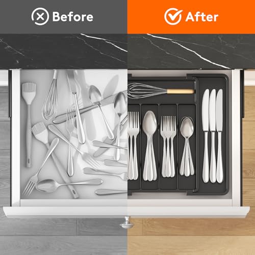 Expandable Silverware Drawer Organizer