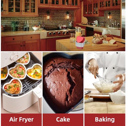 Heart Shaped Cake Pans 3.5oz (25 Count)